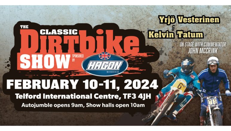 DIRT BIKE SHOW TICKETS AVAILABLE British Speedway Official Website   Classic Dirt Bike Show24 773x439 